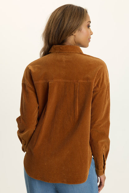 Smithson Corduroy Relaxed-Fit Shacket