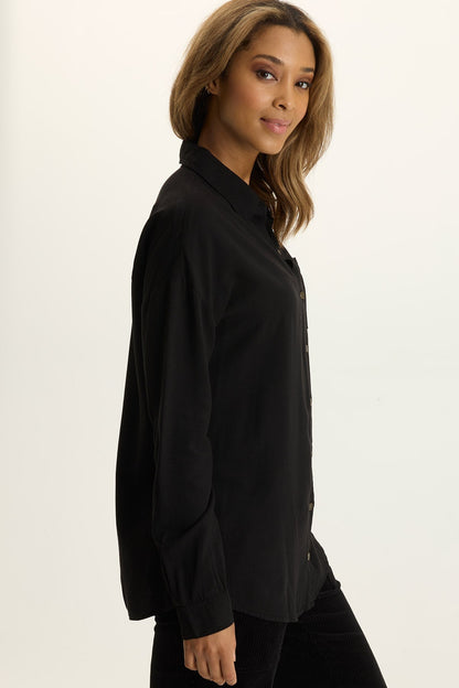 Dusten Lightweight Oversize Button-Up