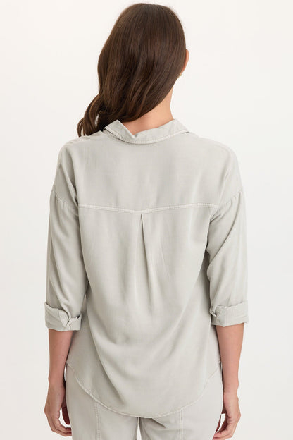 Dusten Lightweight Oversize Button-Up
