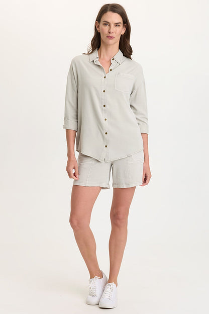 Dusten Lightweight Oversize Button-Up
