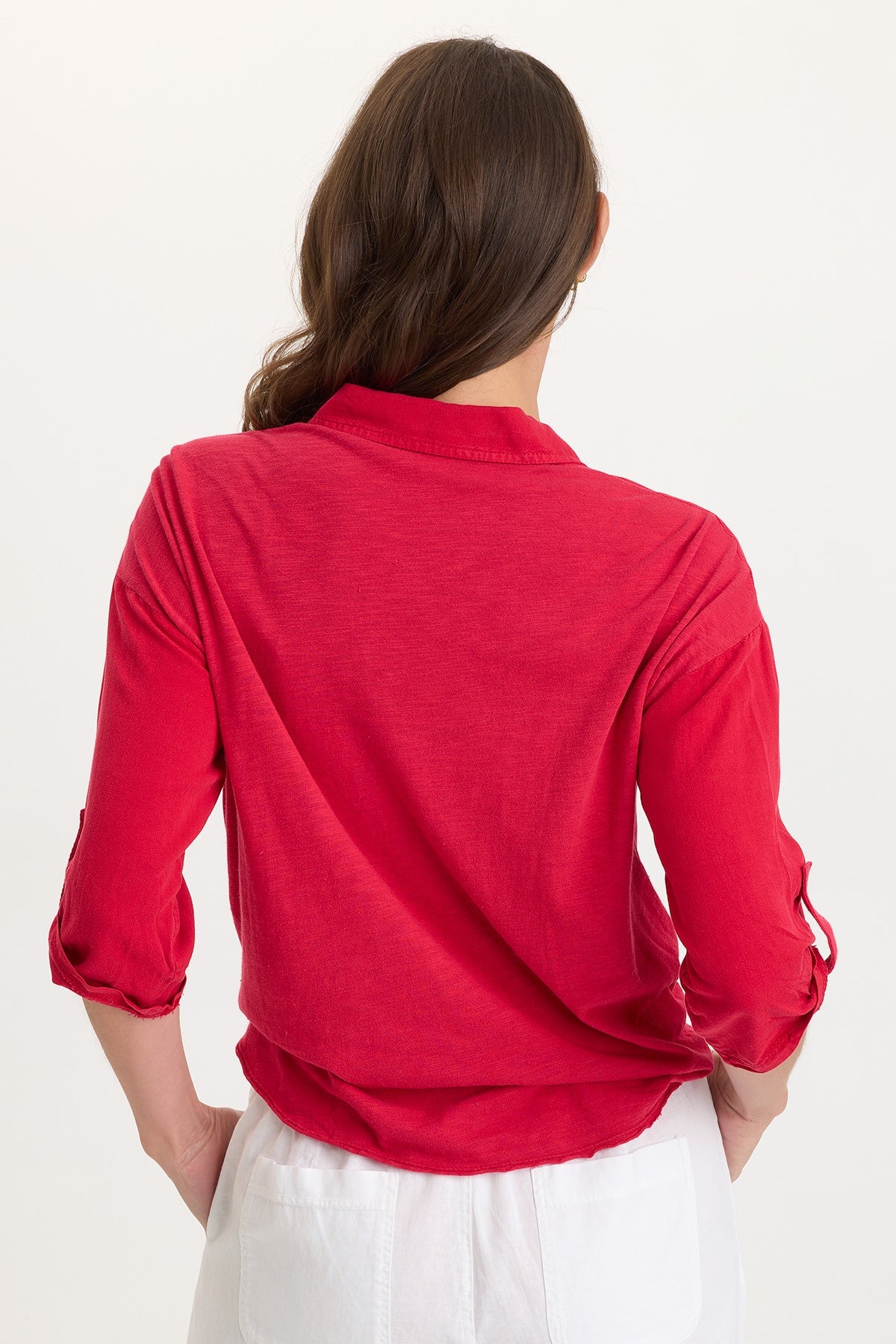 Tyrell Lightweight Tie-Front Button-Up