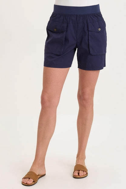 Carlo Poplin Yoked Waist Short