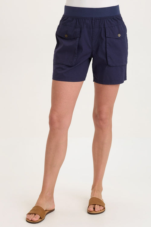 Carlo Poplin Yoked Waist Short