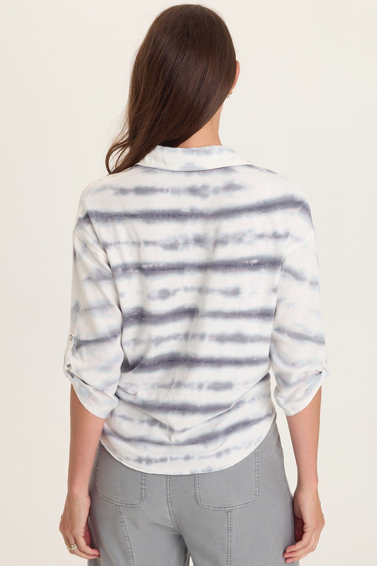 Tyrell Lightweight Tie-Front Button-Up