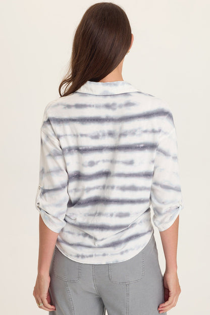 Tyrell Lightweight Tie-Front Button-Up