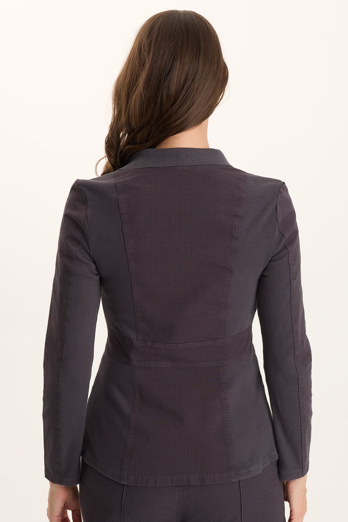Lochlyn Structured Fitted Stretch Blazer Jacket