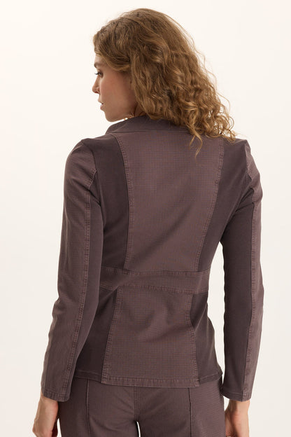 Lochlyn Structured Fitted Stretch Blazer Jacket