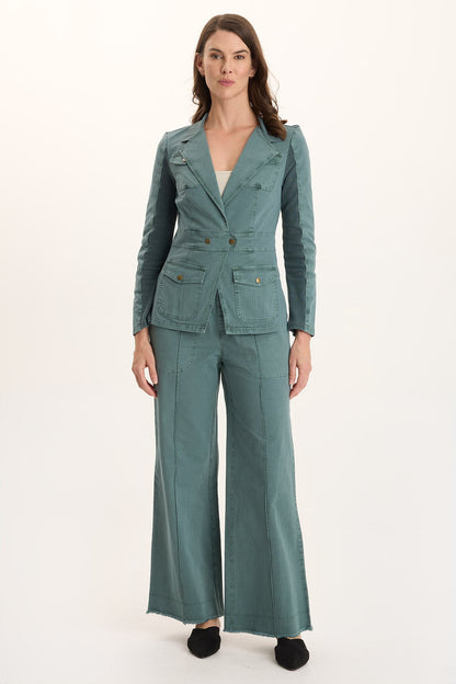 Lochlyn Structured Fitted Stretch Blazer Jacket