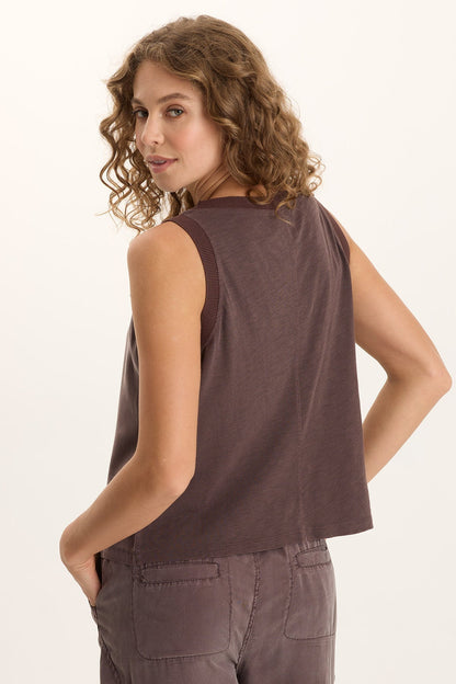 Katrine Soft Twill Elevated Tank