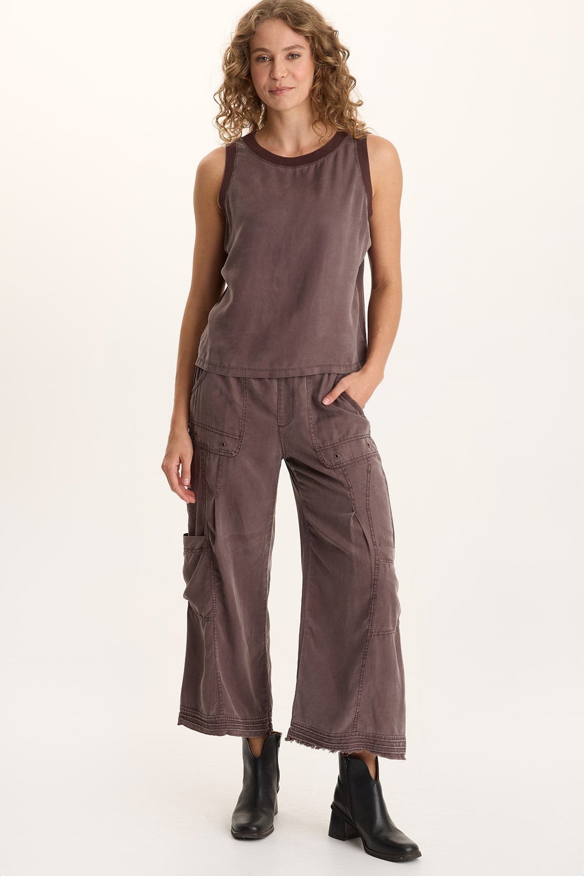 Katrine Soft Twill Elevated Tank