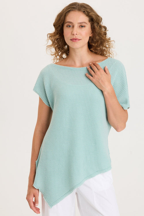 Imrie Off-Shoulder Asymmetrical Hem Top