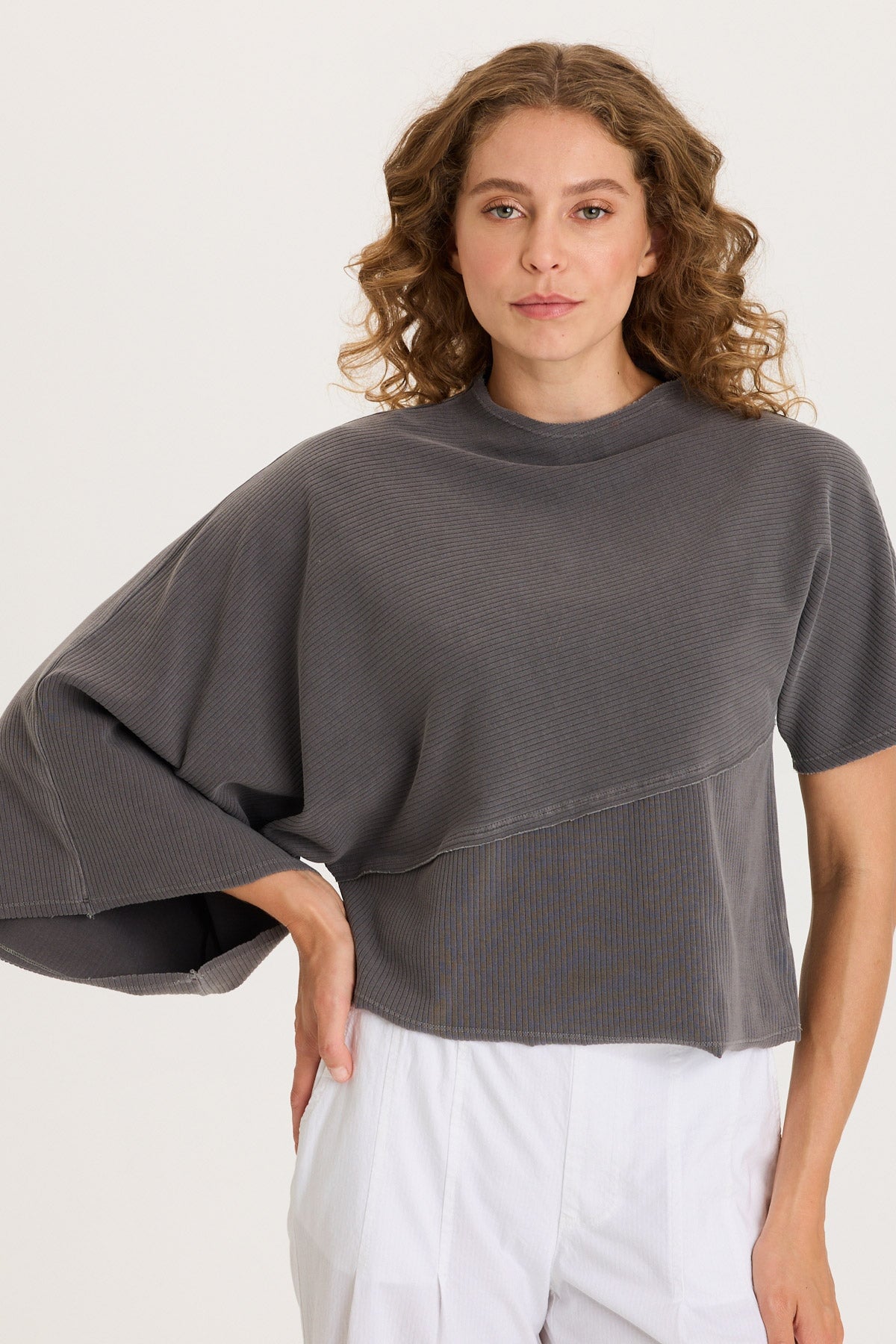 Gilchrist Asymmetrical Sleeve Top