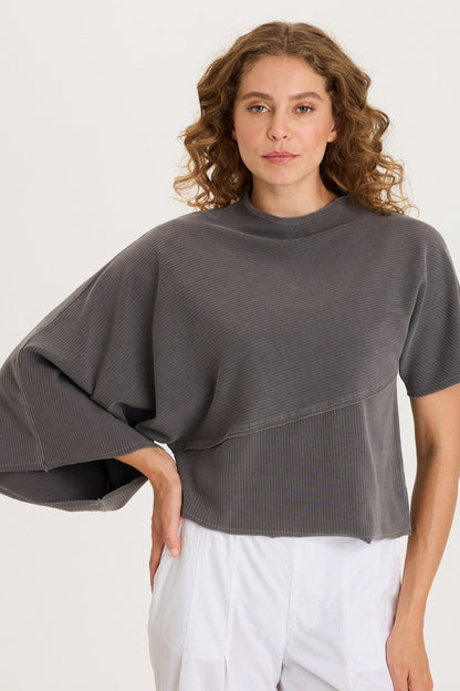 Gilchrist Asymmetrical Sleeve Top