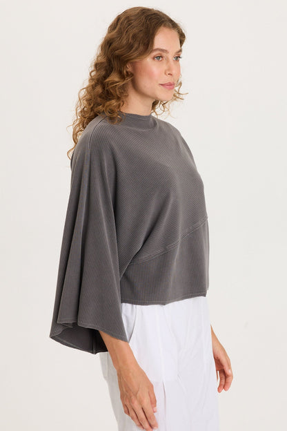 Gilchrist Asymmetrical Sleeve Top