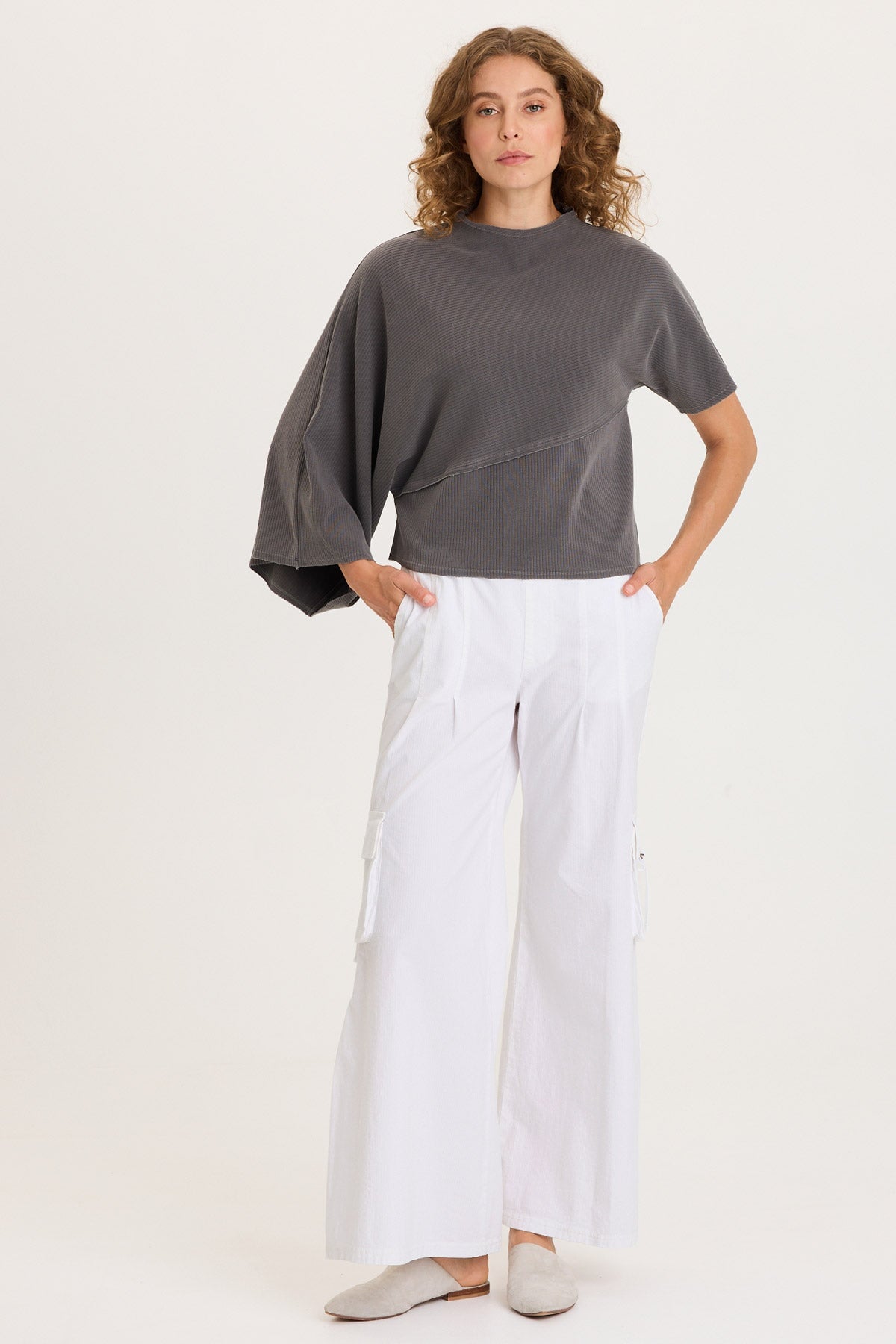 Gilchrist Asymmetrical Sleeve Top