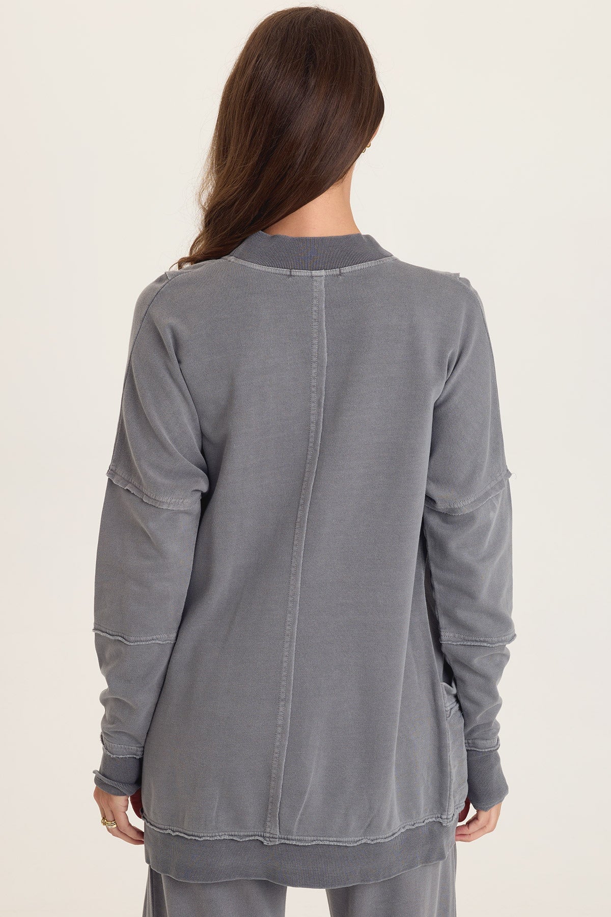 Trude Fleece Button-Up Cardigan