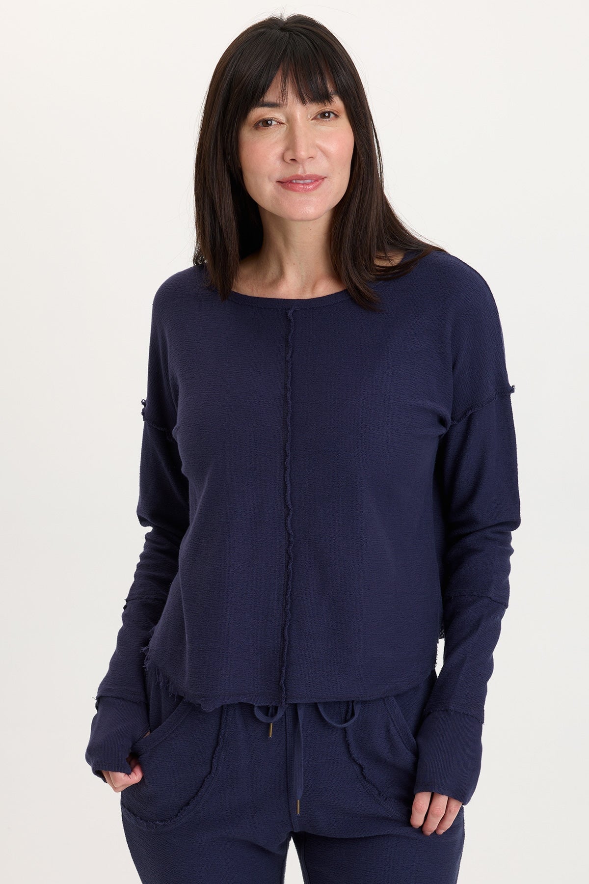 Annika Long Sleeve Boat Neck Top