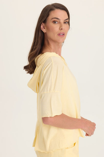 Coen Jersey Short-Sleeve Hooded Tee
