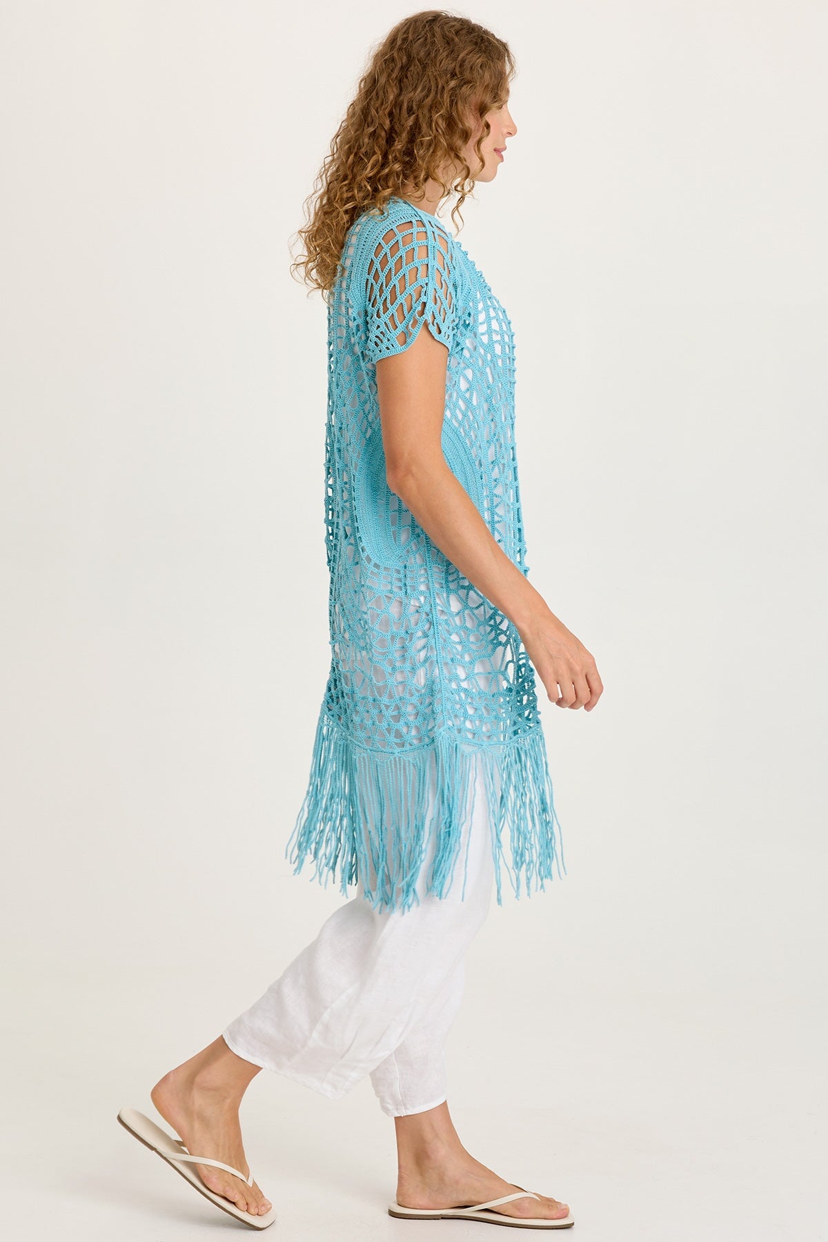 Calix Crochet Fringe Cover-Up