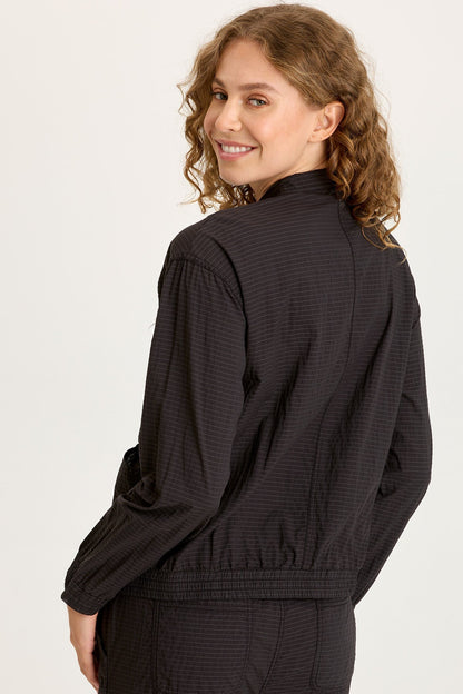 Amis Textured Cinchable Bomber