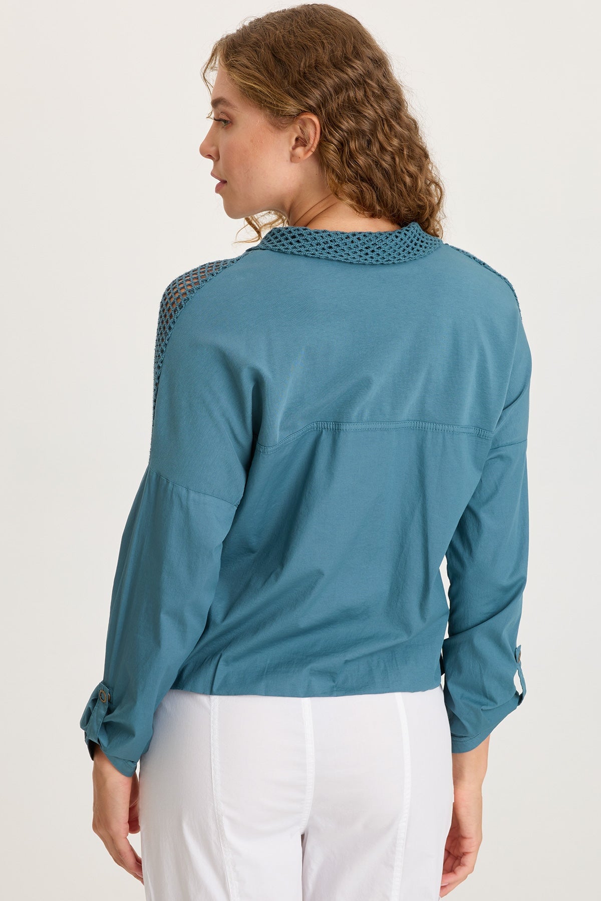 Niels Poplin/Mesh Jacket