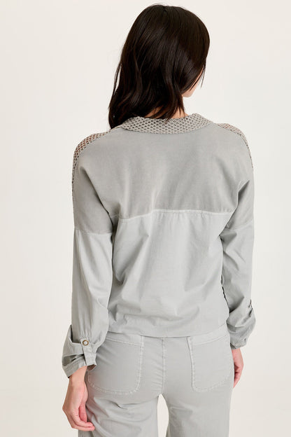 Niels Poplin/Mesh Jacket