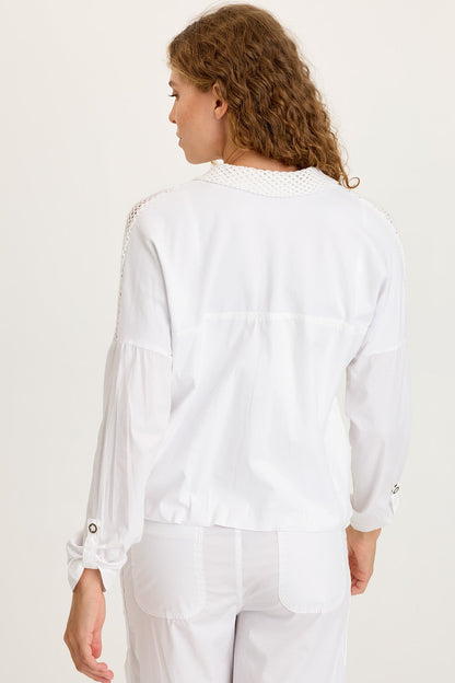 Niels Poplin/Mesh Jacket