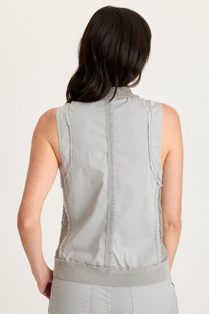 Helsa Poplin/Mesh Vest