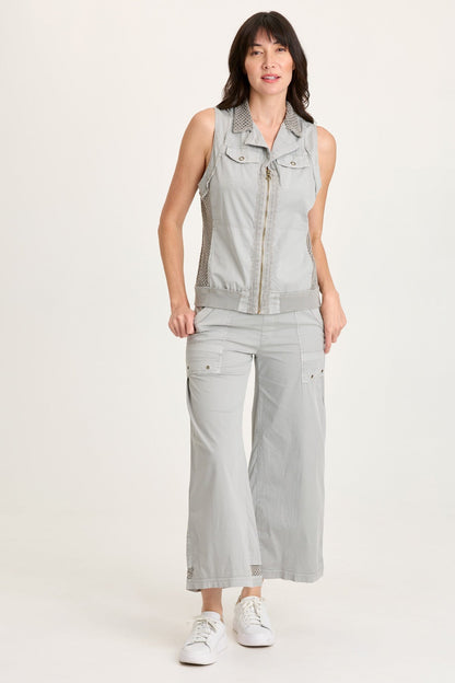 Helsa Poplin/Mesh Vest