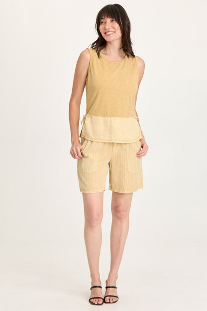 Lynn Pinstripe Paperbag Waist Short