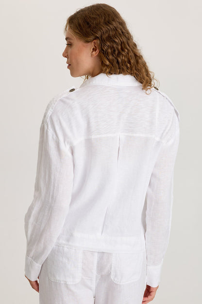 Baltazar Linen Pleated Jacket