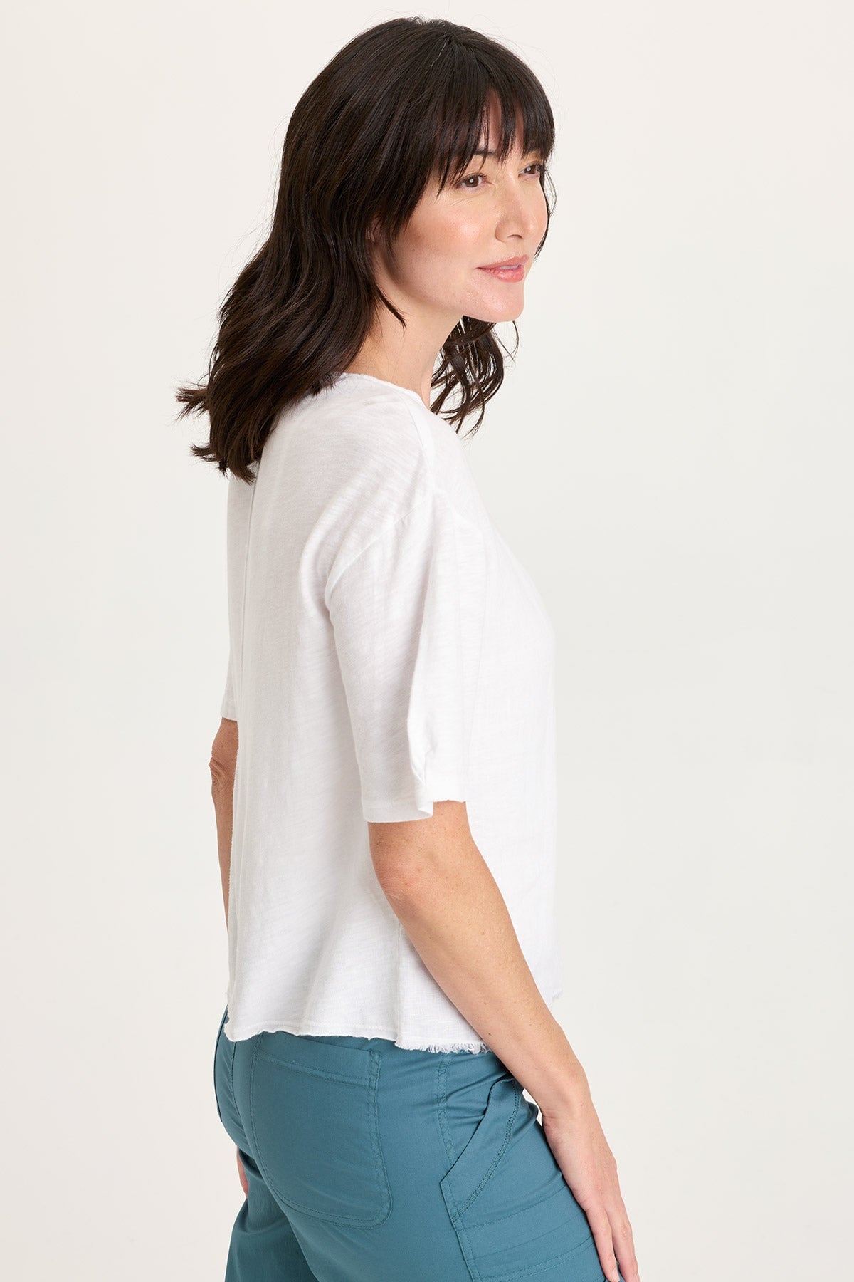 Esti Linen Short Sleeve Tee
