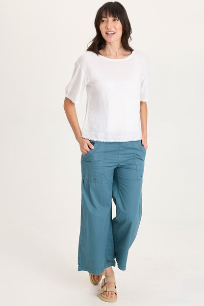Esti Linen Short Sleeve Tee