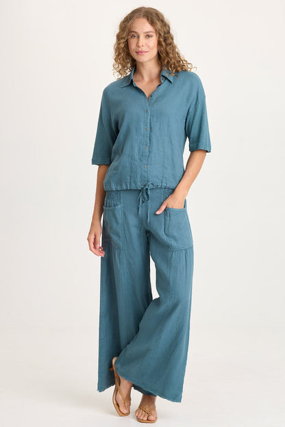 Coleson Linen Wide Leg Pant