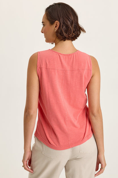 Jerilene Voile Pintuck Tank