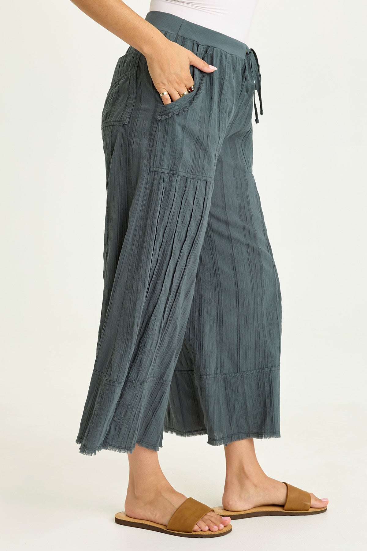 Doyen Textured Gauze Crop