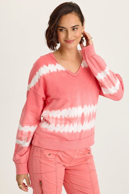 Rolin Terry V-Neck Pullover