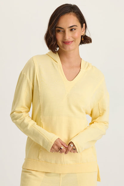 Luthor Terry V-Neck Hoodie