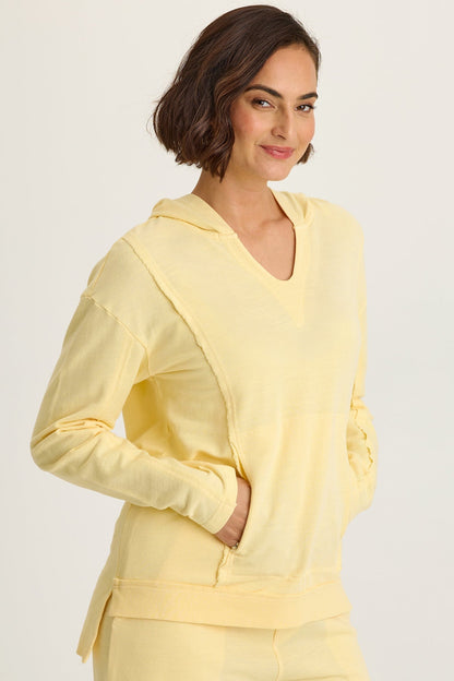 Luthor Terry V-Neck Hoodie