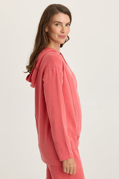 Luthor Terry V-Neck Hoodie