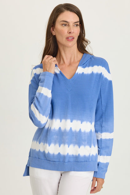 Luthor Terry V-Neck Hoodie