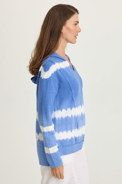Luthor Terry V-Neck Hoodie