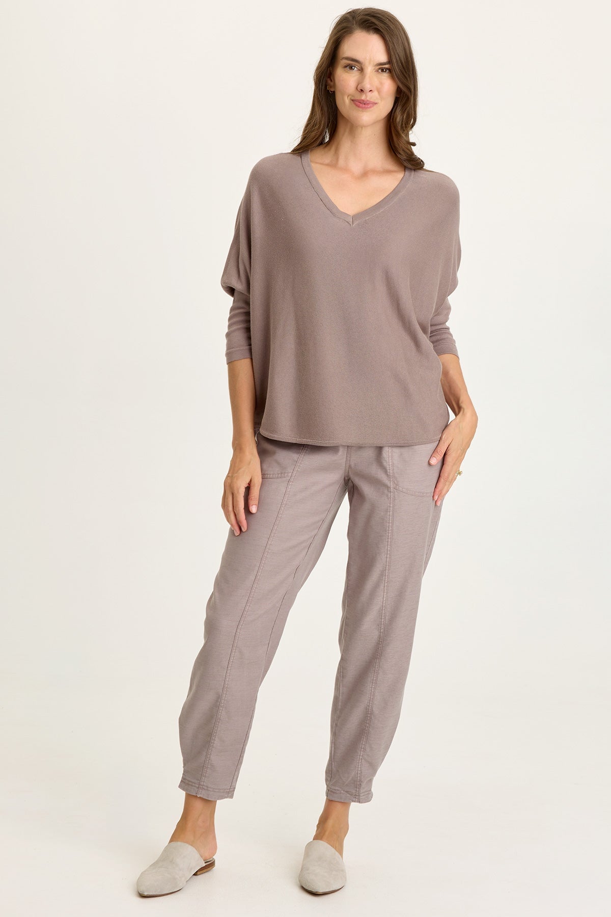 Zia Knit Dolman 3/4 Sleeve Top