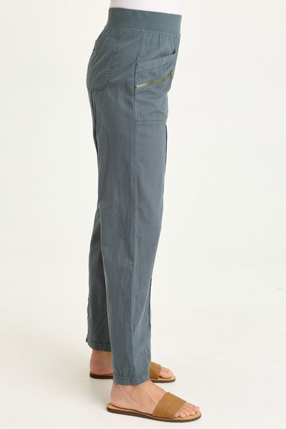 Torryn Linen Zipper Pockets Pants