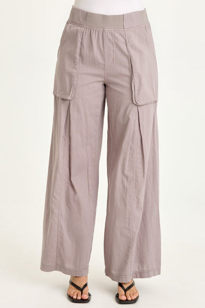 Charli Linen Inverted Box Pleat Pants