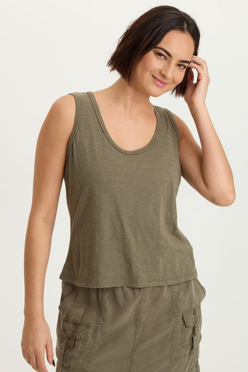 Etano Jersey Scoop Neck Tank