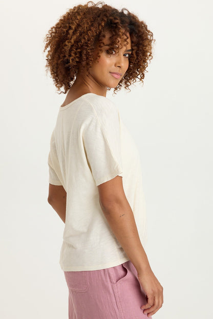 Anshel Jersey Wave Hem Tee