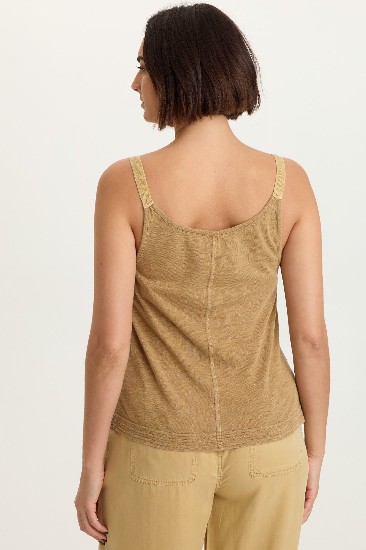 Embroidered Faizon Twill Tank