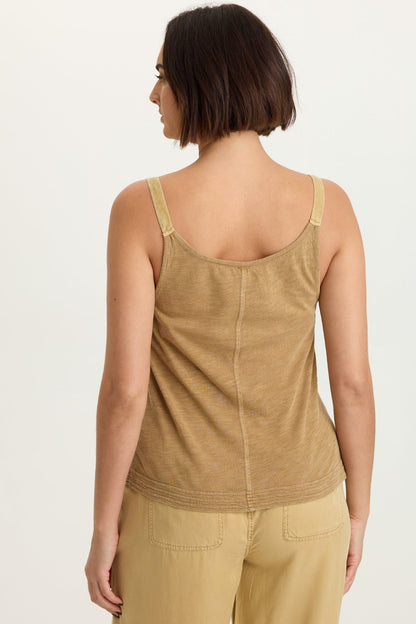Embroidered Faizon Twill Tank