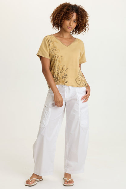 Embroidered Dashell Twill Top